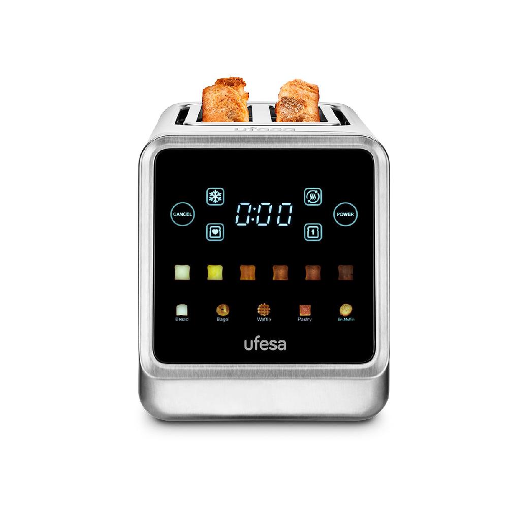 Ufesa Tostador Digital OneTouch Duo Plus De 2 Ranuras 1450W