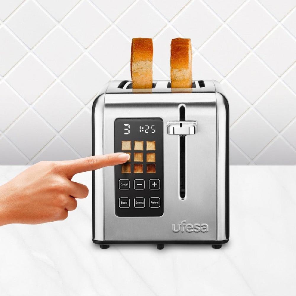 Ufesa Tostador Digital Perfect Toaster De 2 Ranuras 950W