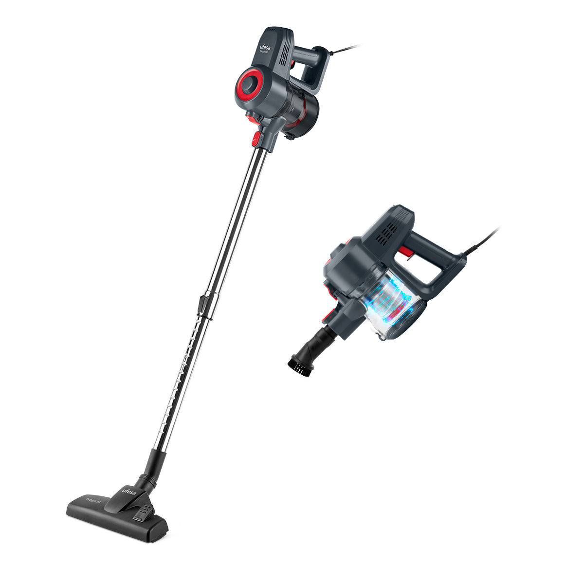 ufesa Aspirador escoba con cable Tropical 600W