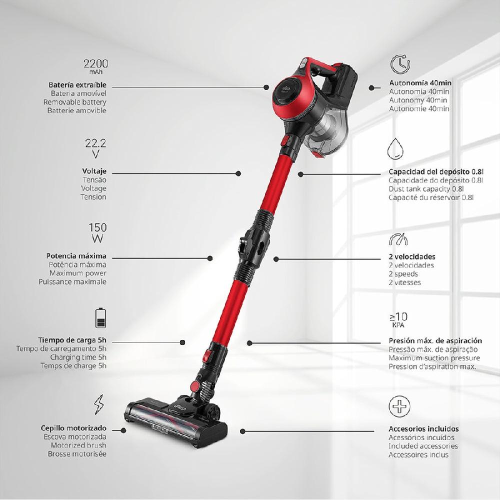 Ufesa Aspirador Escoba Inspire Z3 Digital 22.2V