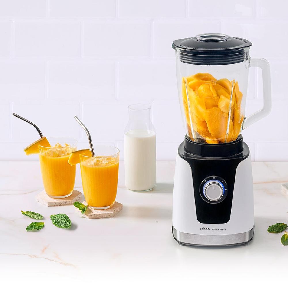 Ufesa Batidora Vaso White Gold 1.5L 1500W