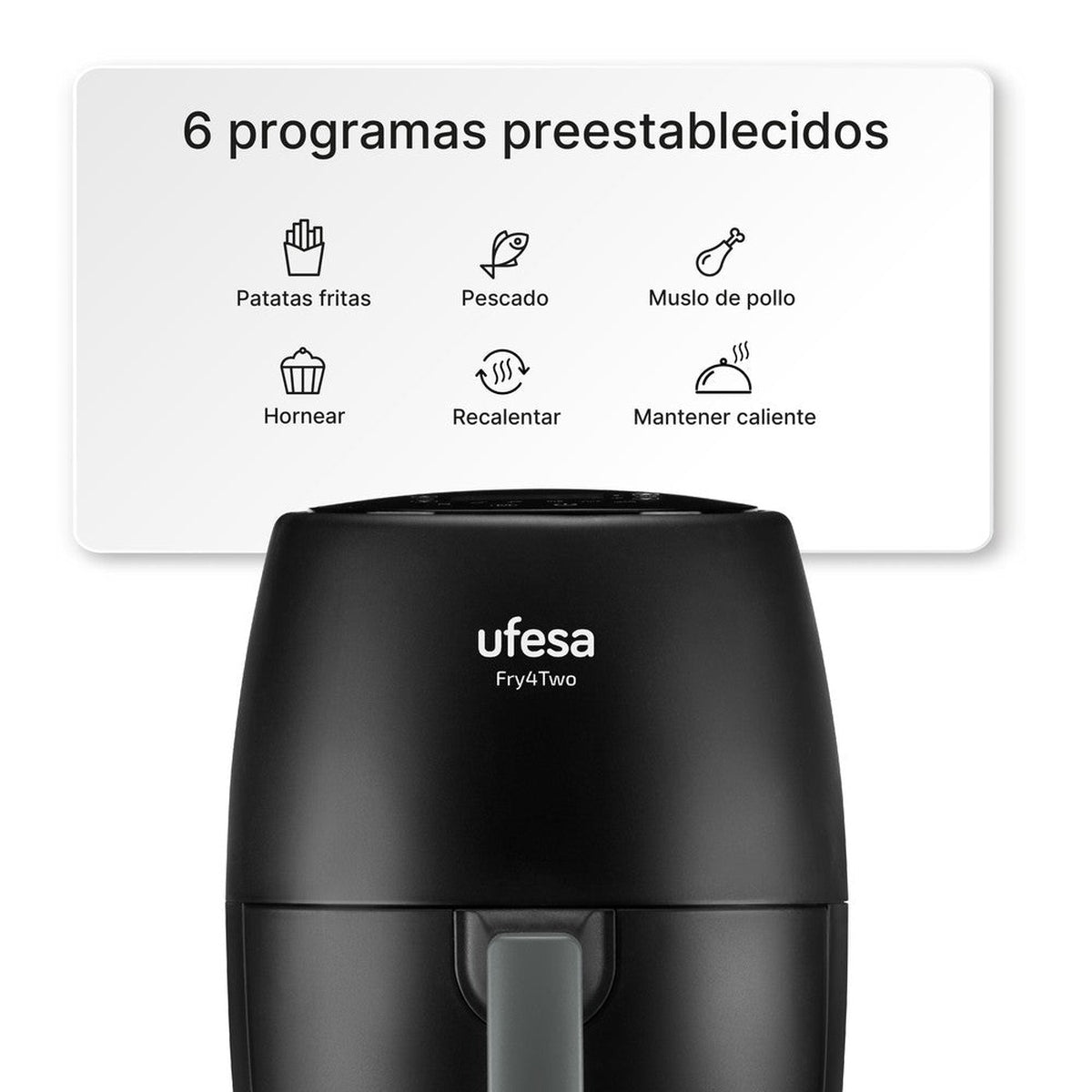 Ufesa Freidora De Aire Digital 2L Fry4Two