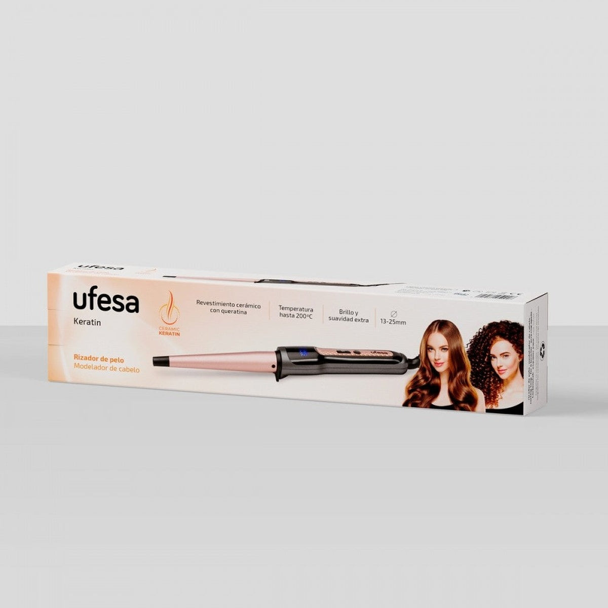 Ufesa Rizador De Pelo Cónico 13-25mm Keratin