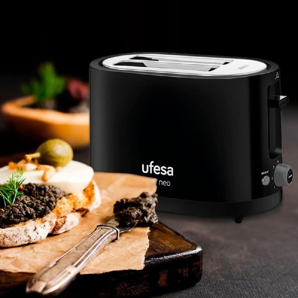 Ufesa Tostador Duo Neo De 2 Ranuras 750W