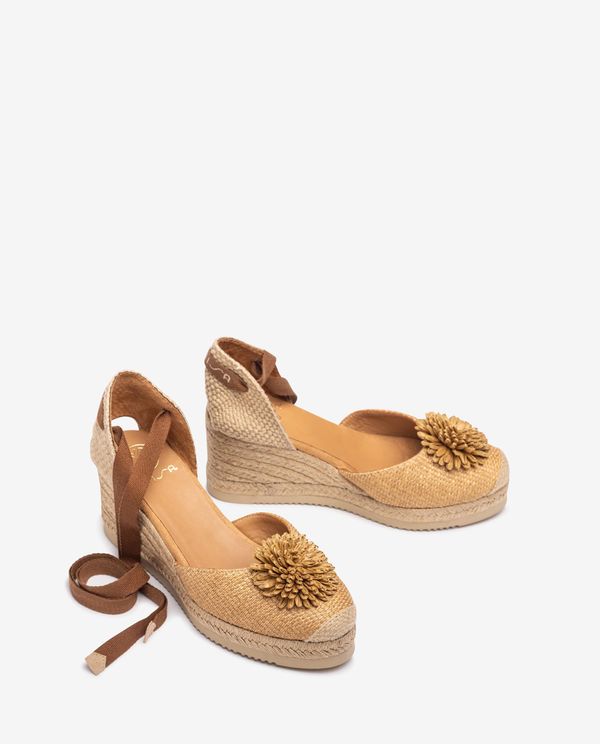 Unisa Alpargata Con Adorno De Rafia