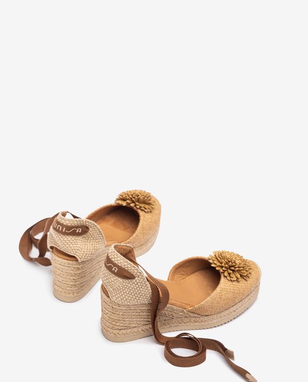 Unisa Alpargata Con Adorno De Rafia
