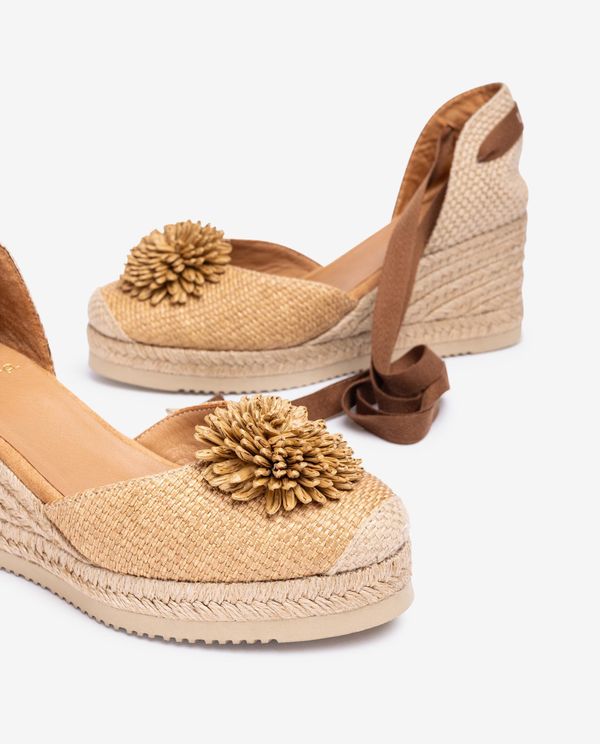 Unisa Alpargata Con Adorno De Rafia