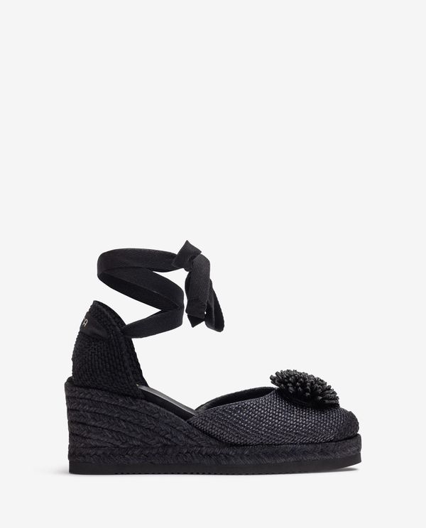 unisa Alpargata con adorno de rafia