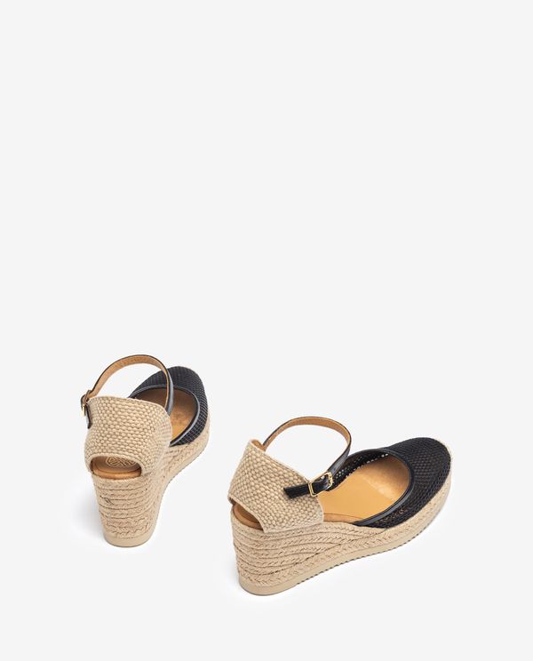 Unisa Alpargata Con Rejilla Y Piel