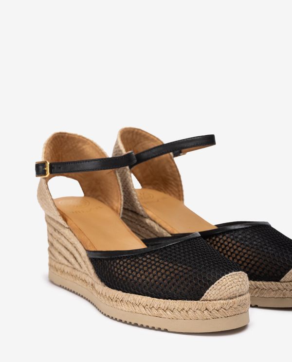 Unisa Alpargata Con Rejilla Y Piel