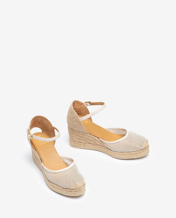 Unisa Alpargata Con Rejilla Y Piel