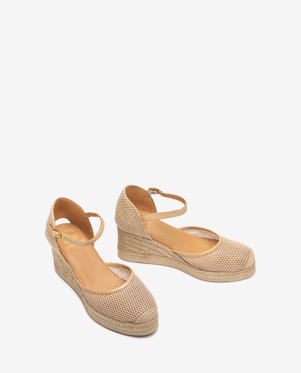 Unisa Alpargata Con Rejilla Y Piel