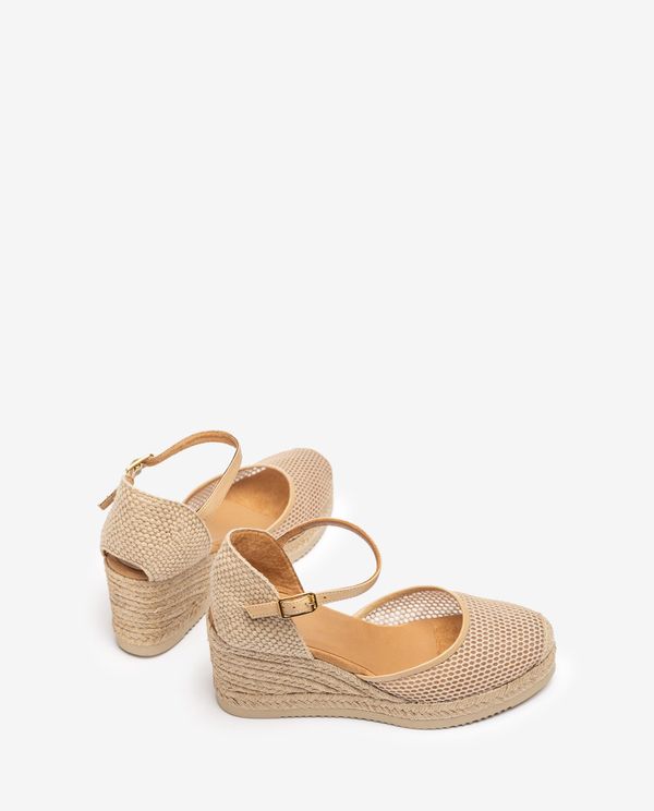 Unisa Alpargata Con Rejilla Y Piel