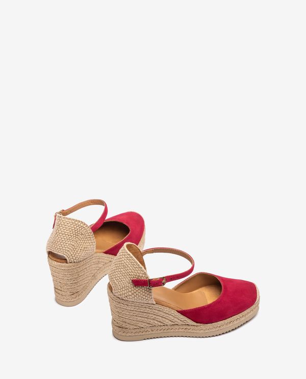 Unisa Alpargata De Cuña Alta En Ante