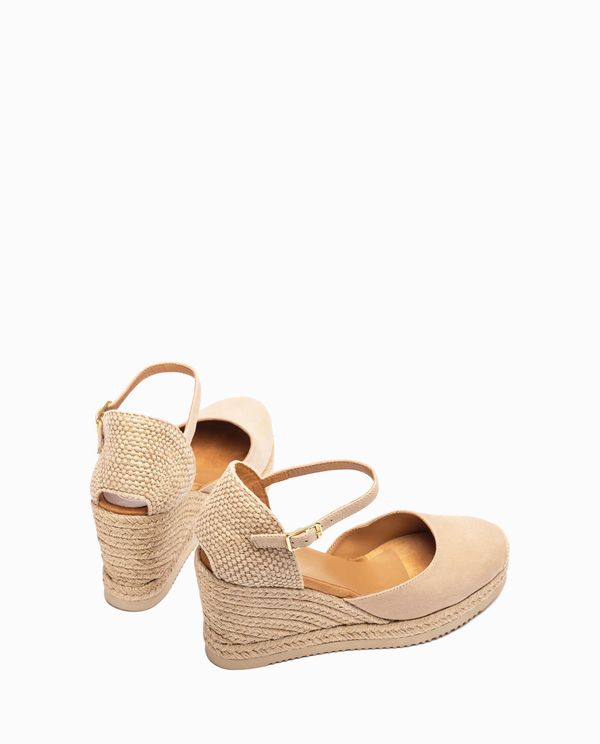 Unisa Alpargata De Cuña Alta En Ante