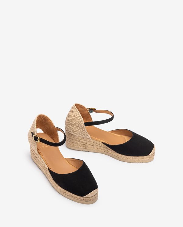 Unisa Alpargata De Cuña Baja En Ante