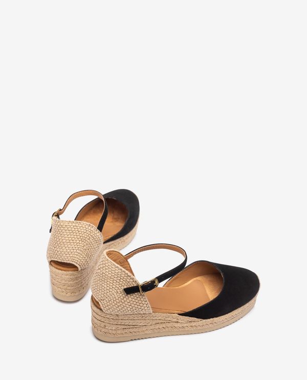 Unisa Alpargata De Cuña Baja En Ante