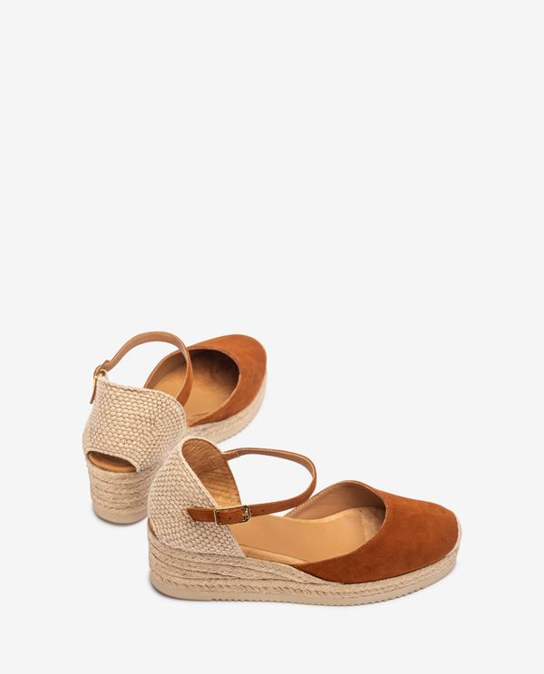 Unisa Alpargata De Cuña Baja En Ante