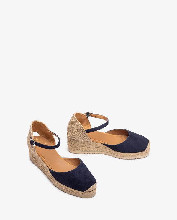 Unisa Alpargata De Cuña Baja En Ante