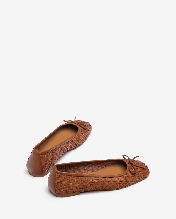 Unisa Bailarina De Piel Trenzada