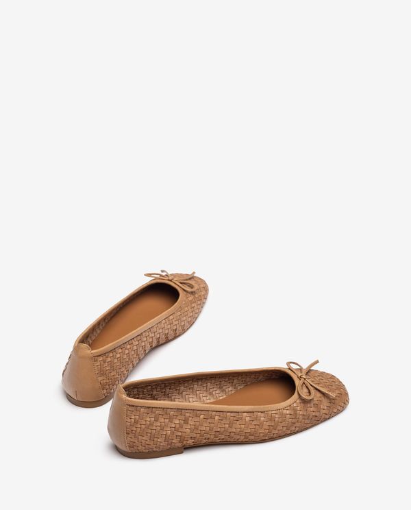 Unisa Bailarina De Piel Trenzada