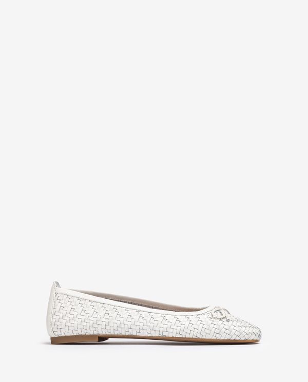 unisa Bailarina de piel trenzada