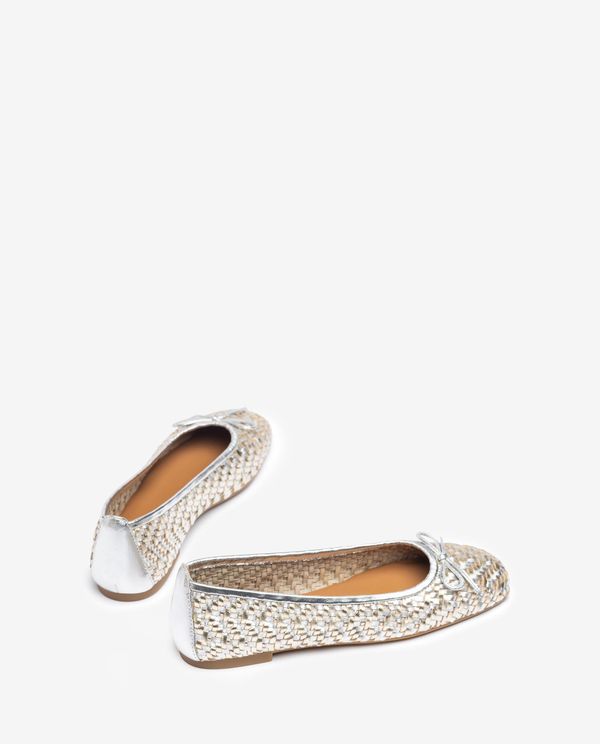 Unisa Bailarina De Piel Trenzada