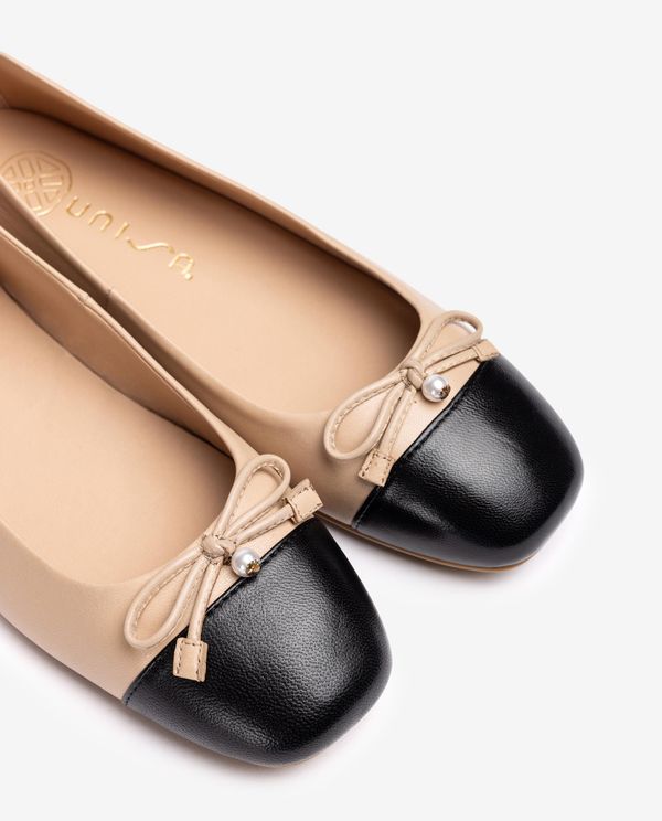 Unisa Bailarina De Punta Cuadrada En Contraste