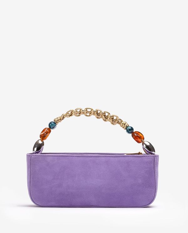 unisa Bolso de mano con asa trenzada y adorno