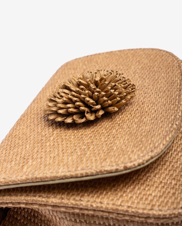 Unisa Bolso De Rafia Con Adorno