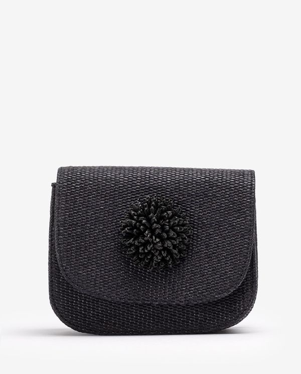 unisa Bolso de rafia con adorno