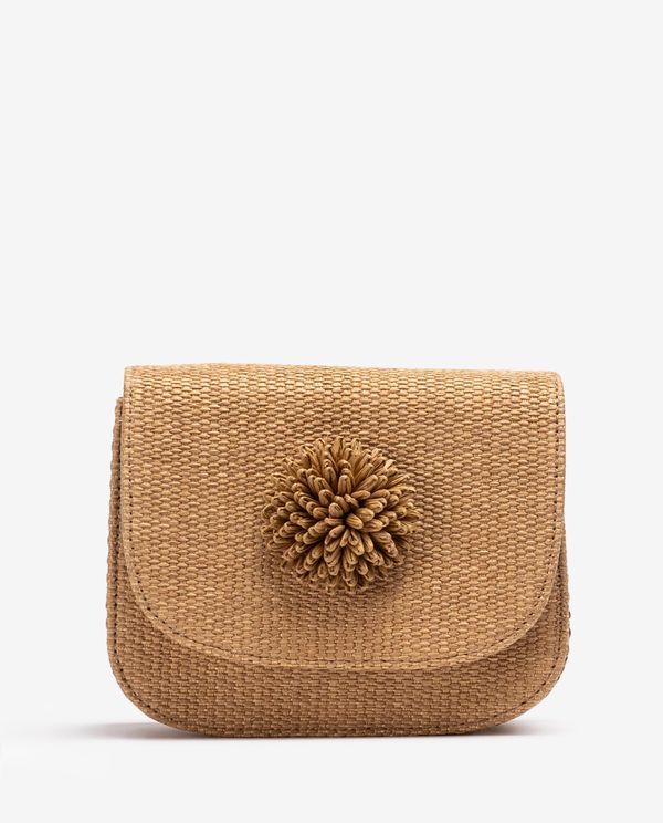 unisa Bolso de rafia con adorno