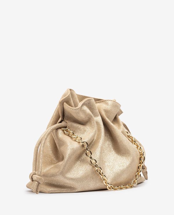 Unisa Bolso Fruncido De Ante