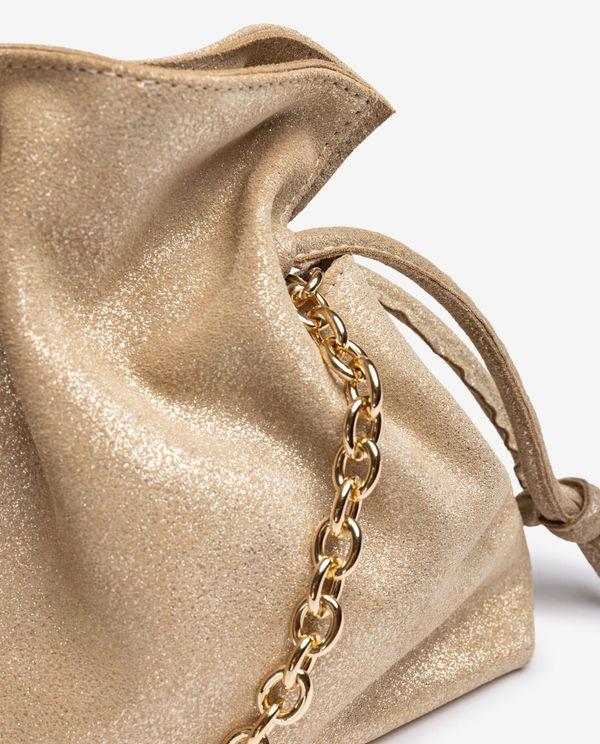 Unisa Bolso Fruncido De Ante