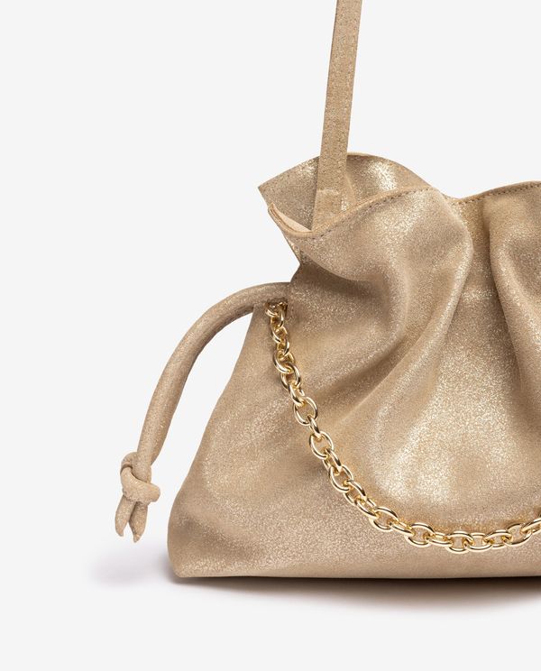 Unisa Bolso Fruncido De Ante