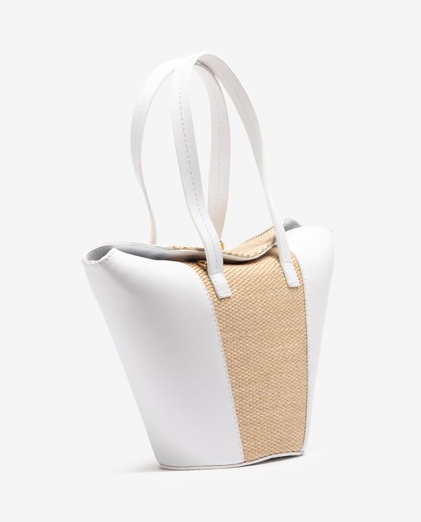 Unisa Bolso Pequeño De Piel Y Rafia