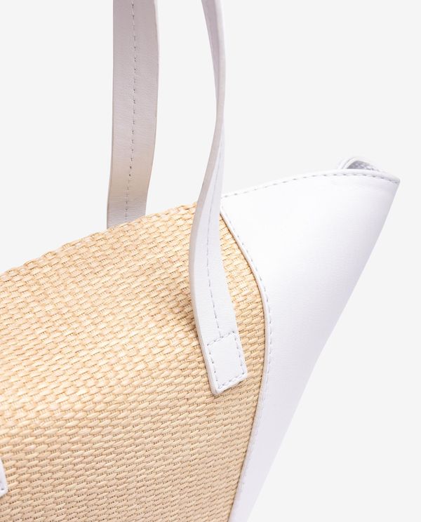 Unisa Bolso Pequeño De Piel Y Rafia