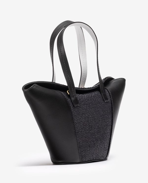 Unisa Bolso Pequeño De Piel Y Rafia