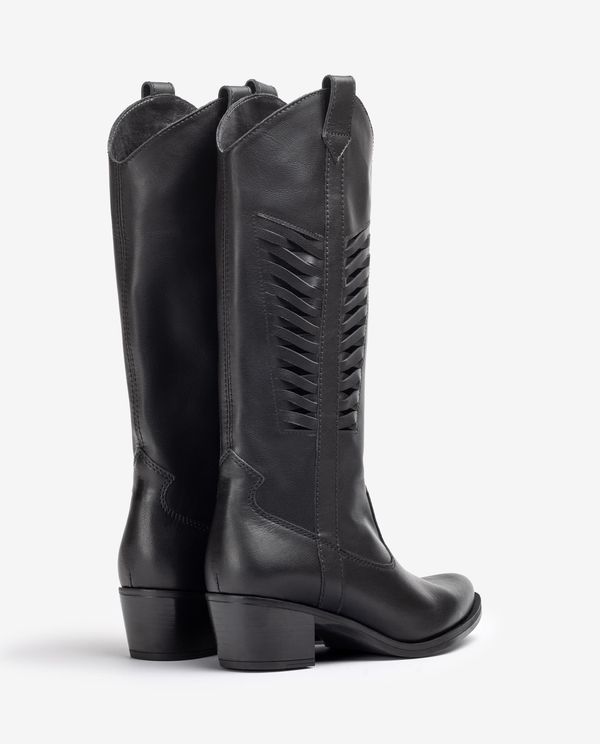 Unisa Bota Cowboy Con Detalle En La Caña