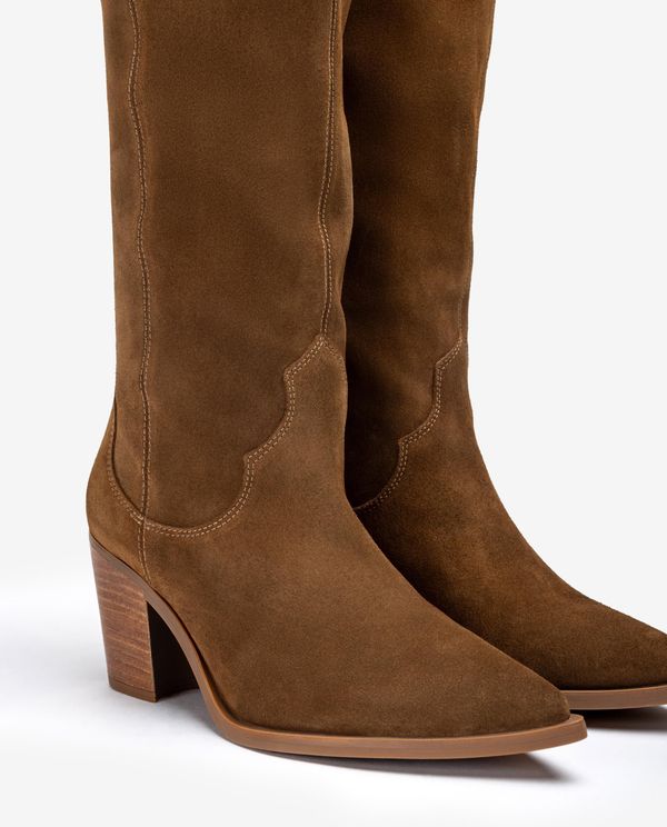 Unisa Bota Cowboy De Caña Ancha