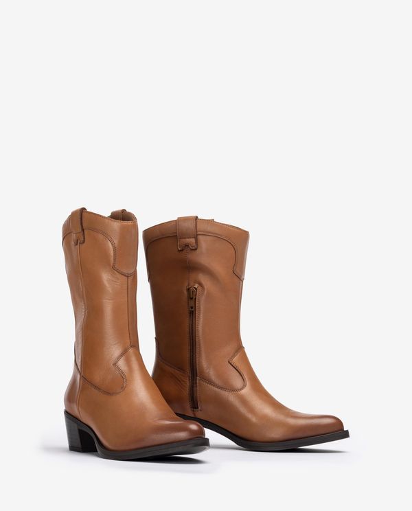 Unisa Bota Cowboy De Media Caña