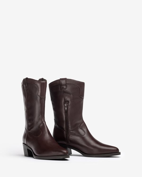 Unisa Bota Cowboy De Media Caña