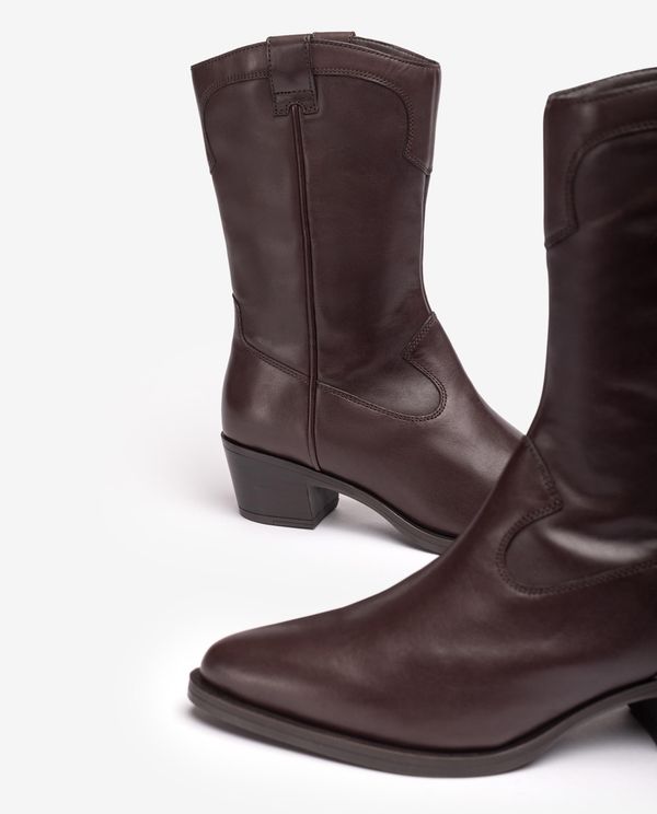 Unisa Bota Cowboy De Media Caña