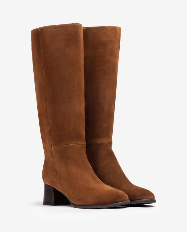 Unisa Bota De Caña Alta Y Punta Cuadrada