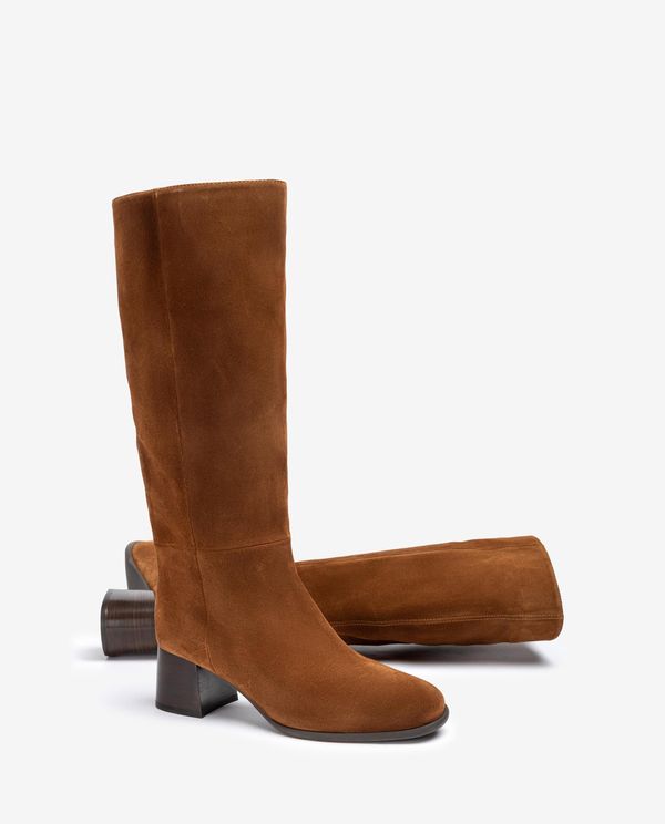 Unisa Bota De Caña Alta Y Punta Cuadrada