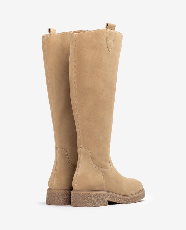 Unisa Bota De Caña Alta Y Suela De Goma