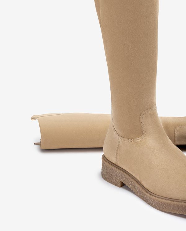 Unisa Bota De Caña Alta Y Suela De Goma