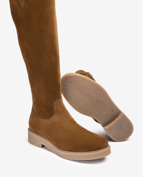 Unisa Bota De Caña Alta Y Suela De Goma