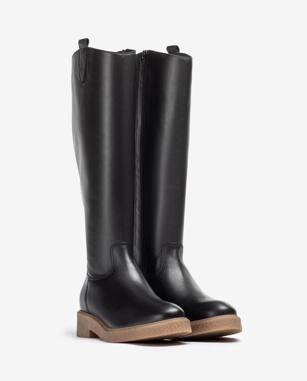 Unisa Bota De Caña Alta Y Suela De Goma