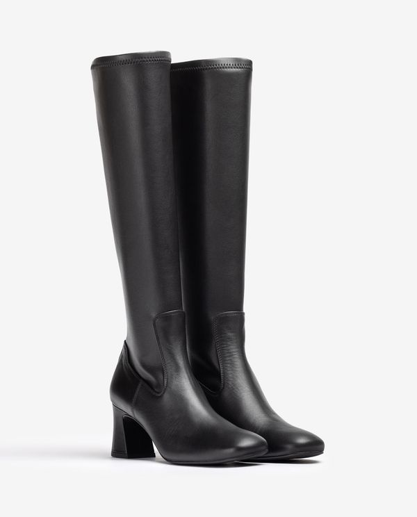 Unisa Bota De Punta Cuadrada Y Cremallera Trasera